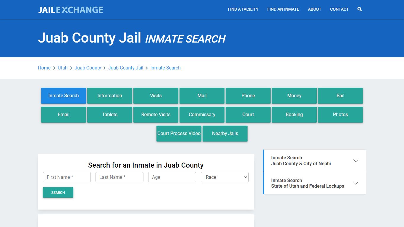 Juab County Jail, UT Inmate Search: Roster & Mugshots