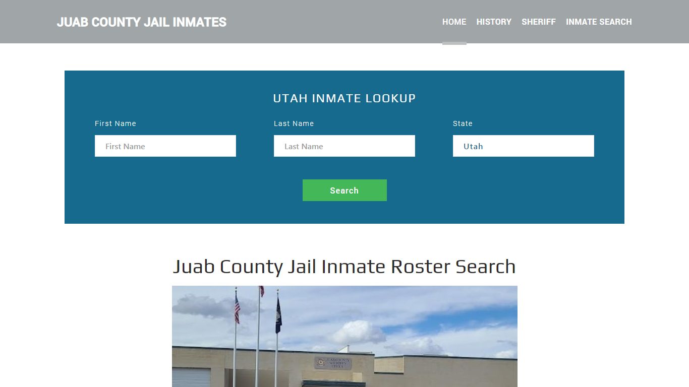 Juab County Jail Inmate Roster Lookup, Nephi, UT